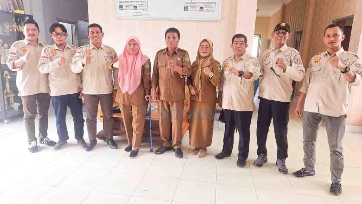 Camat Rantau Pulung Terima Kunjungan FKDM Kutim