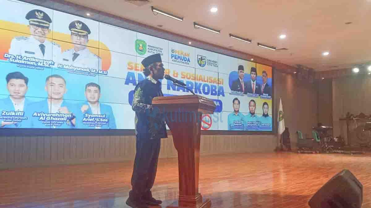 Ketua DPRD Kutim Resmi Buka Seminar Anti Narkoba