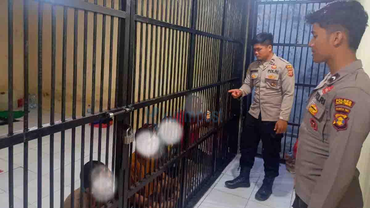 Pastikan Tahanan Aman, Kapolsek Muara Wahau Imbau Warga Tidak Percaya Hoaks