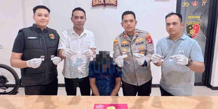 Polsek Sangatta Utara Ringkus Pengedar Sabu, 10 Paket Barang Bukti Disita