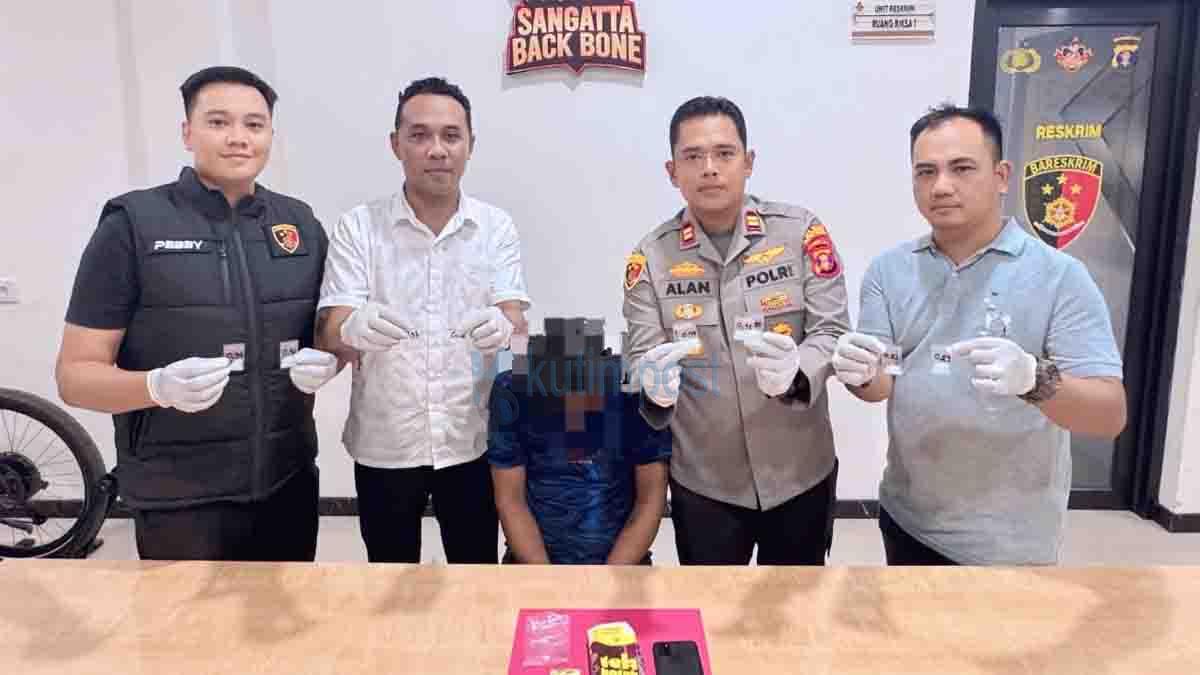 Polsek Sangatta Utara Ringkus Pengedar Sabu, 10 Paket Barang Bukti Disita Polsek Sangatta Utara Ringkus Pengedar Sabu, 10 Paket Barang Bukti Disita