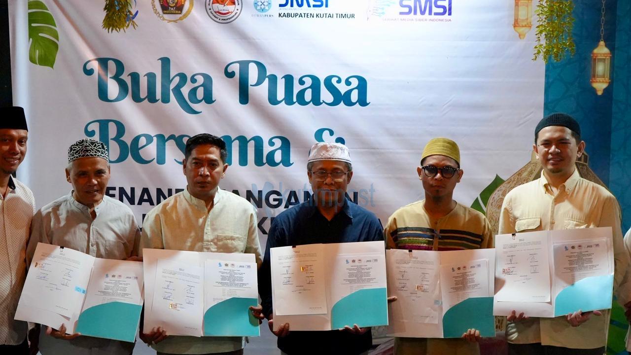 Perumdam Tirta Tuah Benua Jalin MoU dengan Asosiasi Media di Kutai Timur