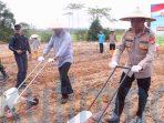 Kapolres Kutim AKBP Fauzan Arianto Pimpin Penanaman Jagung Serentak Kuartal I 2026