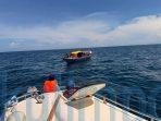 Sat Polairud Polres Kutim saat mengevakuasi pemancing Polairud Kutim Evakuasi Kapal Pemancing Mati Mesin di Perairan Kenyamukan, 4 Orang Selamat