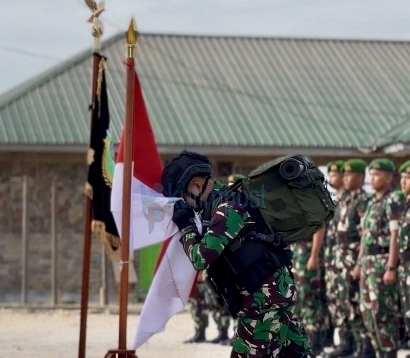 Danbrigif 32/Mangkalihat Lepas Satgas Pengamanan Perbatasan RI–PNG Danbrigif 32/Mangkalihat Lepas Satgas Pengamanan Perbatasan RI–PNG