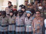 Polres Kutim Kawal Aksi Mahasiswa GMNI di DPRD Kutim