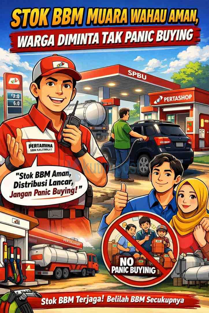 Stok BBM Muara Wahau Aman, Warga Diminta Tak Panic Buying Stok BBM Muara Wahau Aman, Warga Diminta Tak Panic Buying