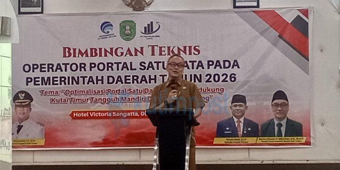 Kominfo Kutim Optimalkan Portal Satu Data, Puluhan Operator Ikuti Bimtek 2026