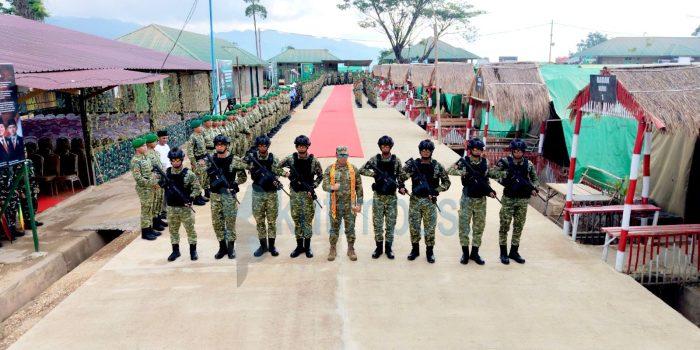 Pangdam VI/Mulawarman Kunjungi Brigif TP 32/Mangkalihat, Cek Kesiapan Operasional Satuan