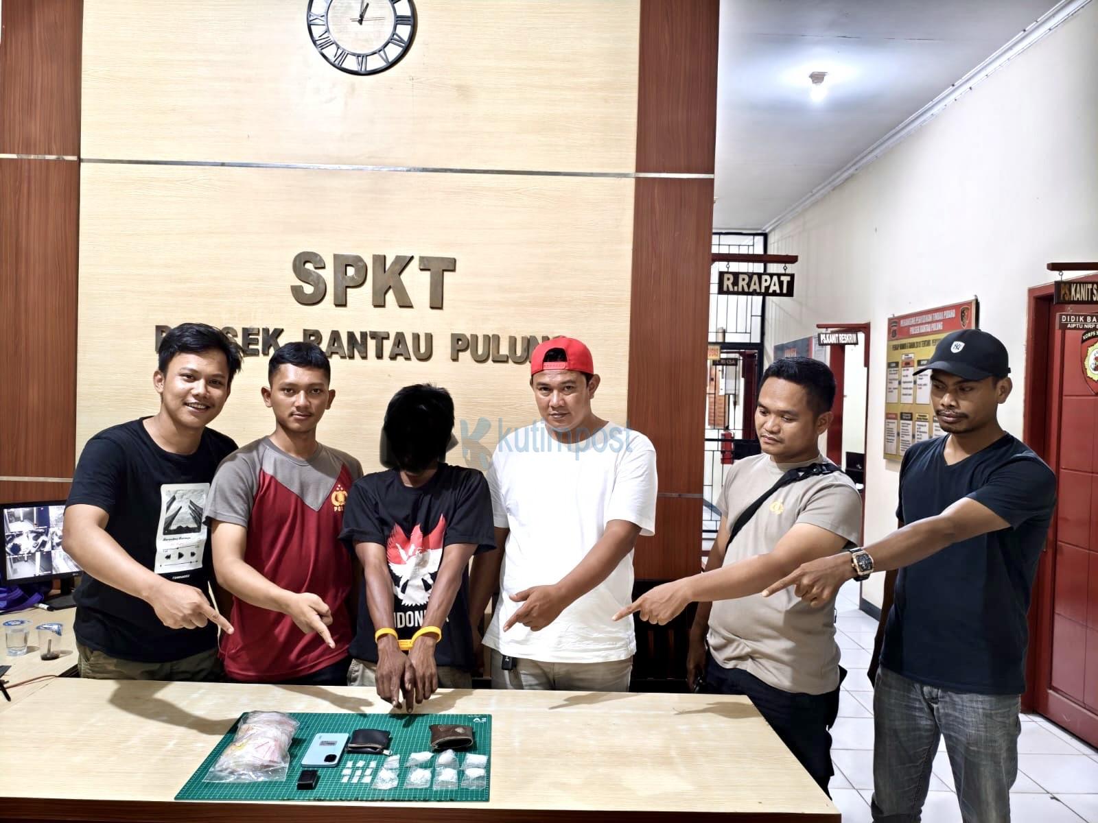 Polsek Rantau Pulung Ungkap Peredaran Sabu 41,53 Gram, Satu Pelaku Diamankan
