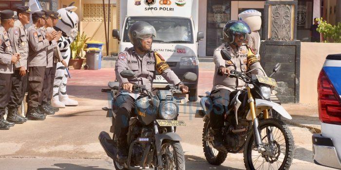 Wakapolres Kutim Lepas Distribusi MBG Polres ke TK Kemala Bhayangkari, SDN 011 dan SDN 015