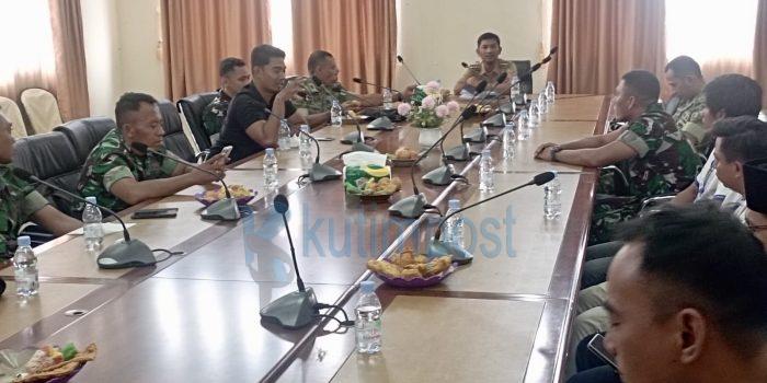 Sambut HUT Ke-1 Brigif TP 32/Mangkalihat, Rapat Koordinasi Matangkan Bakti Sosial hingga Turnamen Voli