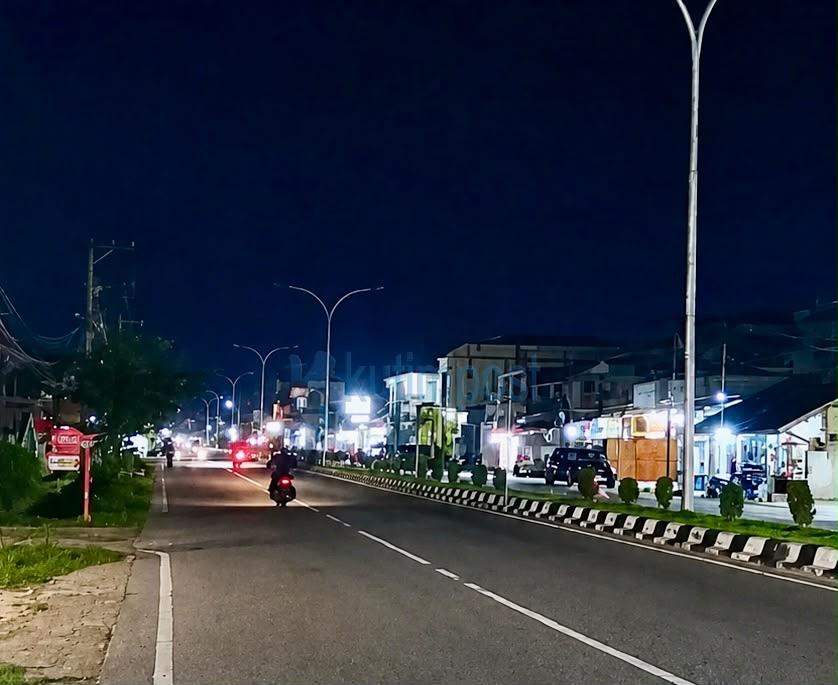 Tiga Hari Gelap Gulita, PJU Jalan Yos Sudarso I Sangatta Padam, Warga Minta Segera Diperbaiki