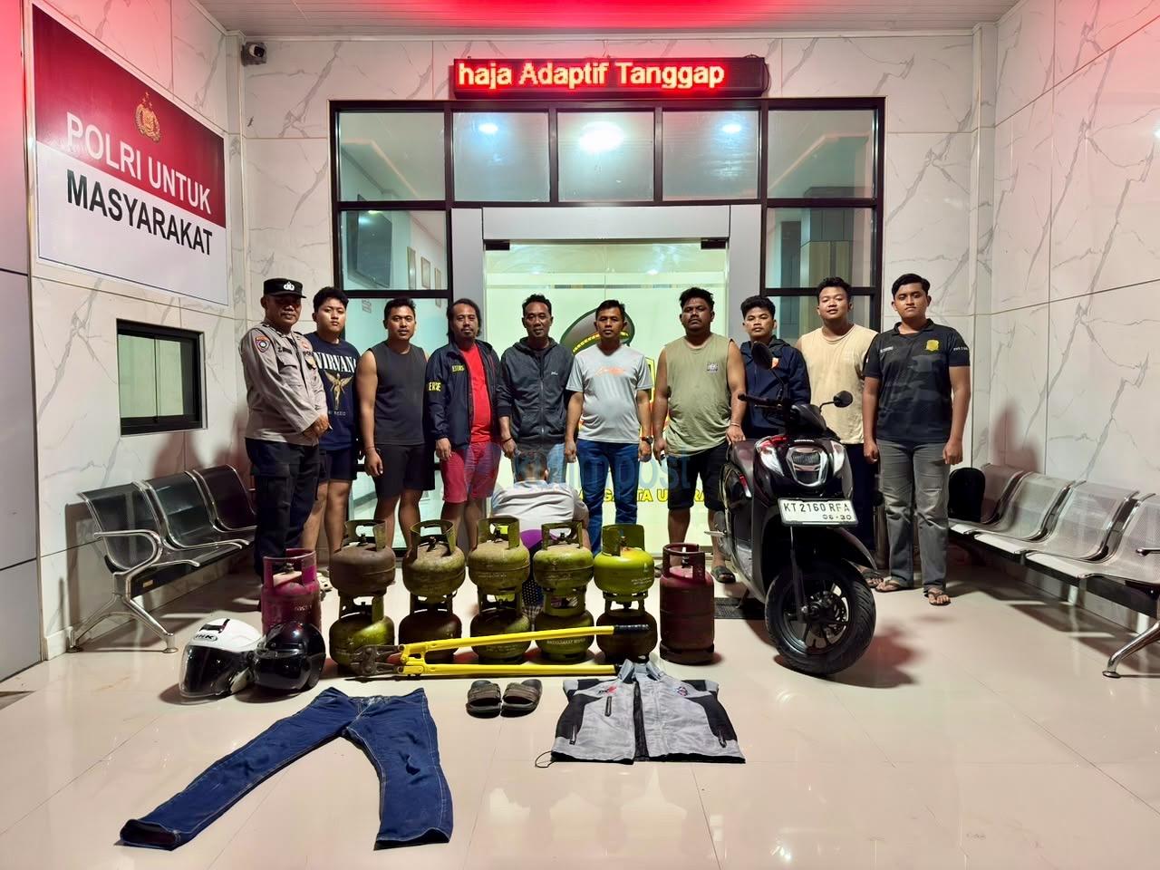 Polsek Sangatta Utara Ungkap Pencurian 18 Tabung Gas LPG 3 Kg, Satu Pelaku Diamankan Polsek Sangatta Utara Ungkap Pencurian 18 Tabung Gas LPG 3 Kg, Satu Pelaku Diamankan
