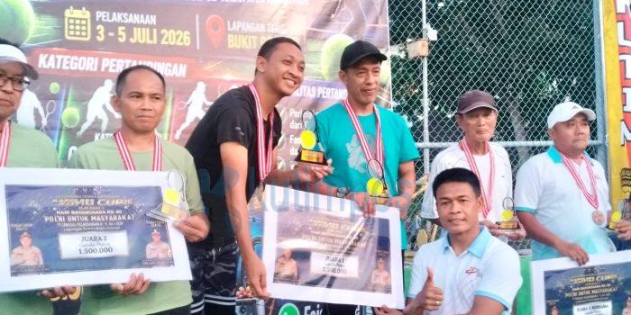 Kapolres Cup 2026 Resmi Ditutup, Perkuat Sportivitas dan Silaturahmi Pecinta Tenis di Kutai Timur