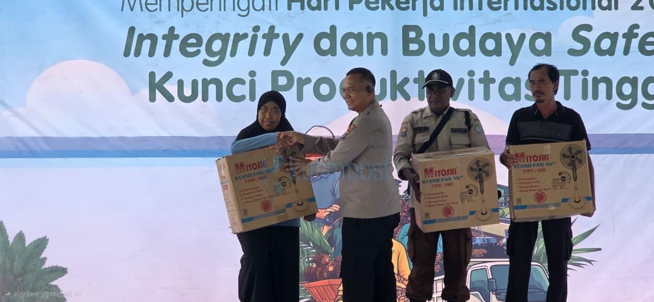 Polsek Muara Wahau Pastikan May Day Lancar Polsek Muara Wahau Pastikan May Day Lancar