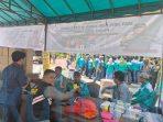 Wujud Kepedulian di Hari Buruh, Sidokkes Polres Kutim Gelar Bansos Kesehatan