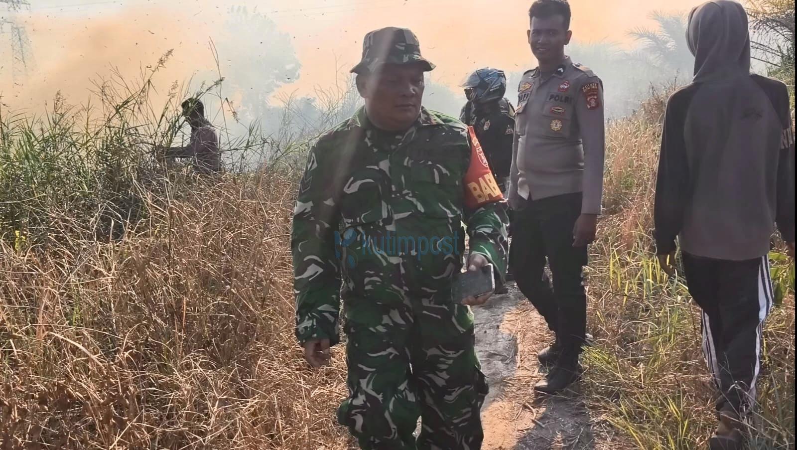 Karhutla Mengganas di Sangatta Utara, 10 Hektare Lahan Terbakar, Puluhan Personel Dikerahkan