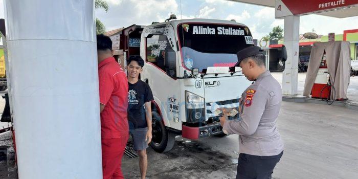 Polsek Sangatta Utara Cek 8 SPBU, Pastikan Stok BBM Aman dan Cegah Pengetap