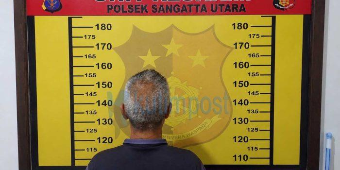 Polsek Sangatta Utara Tindak Dugaan Pembakaran Lahan, Satu Orang Diamankan