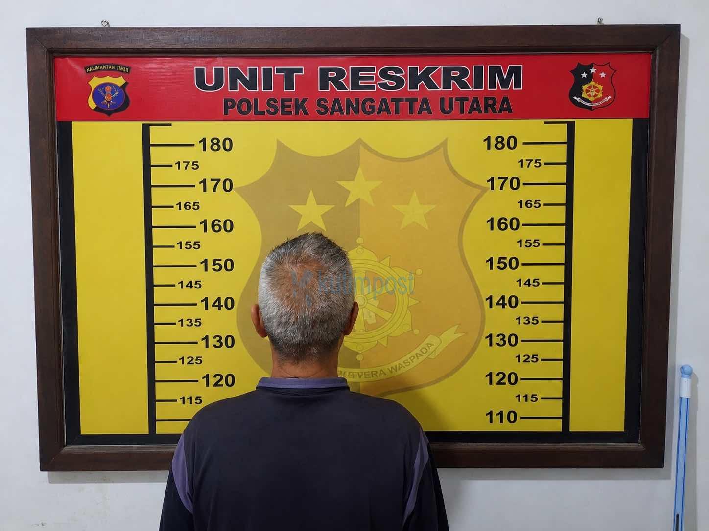 Polsek Sangatta Utara Tindak Dugaan Pembakaran Lahan, Satu Orang Diamankan