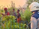 Api Lahap 5 Hektare Lahan Gambut di Teluk Lingga, Polsek Sangatta Utara Lakukan Penyelidikan Api Lahap 5 Hektare Lahan Gambut di Teluk Lingga, Polsek Sangatta Utara Lakukan Penyelidikan