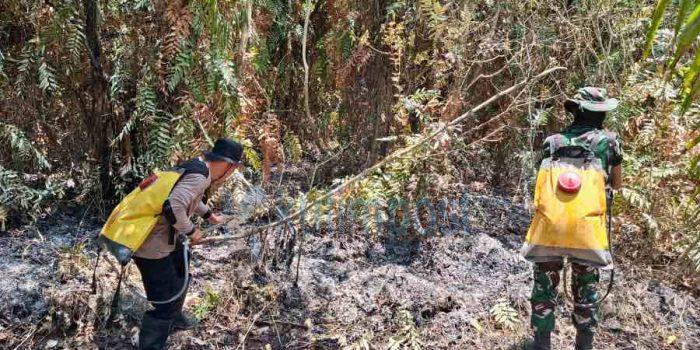 Polsek Sangatta Utara Tangani Karhutla di Sangatta Selatan, Api Padam Setelah 1 Jam