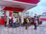 Polsek Sangatta Utara Cek SPBU, Stok BBM Aman Polsek Sangatta Utara Cek SPBU, Stok BBM Aman