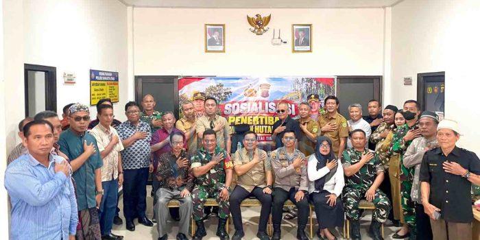 Kawasan Hutan Jadi Sorotan, Polsek Sangatta Utara Kawal Sosialisasi Satgas PKH