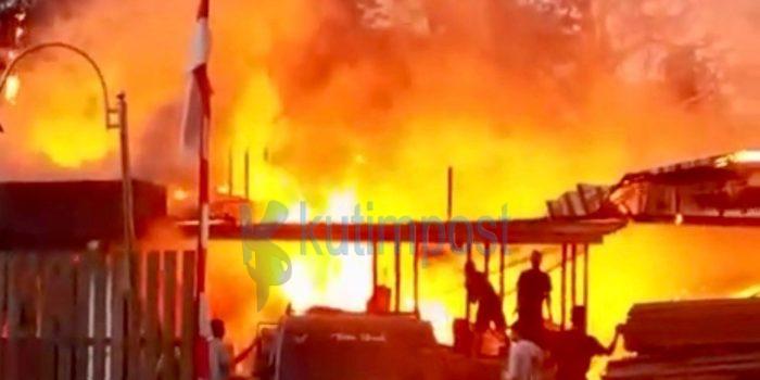 Kebakaran Rumah Warga Tebian Baru, Kades Apresiasi Respons Cepat PT MKC
