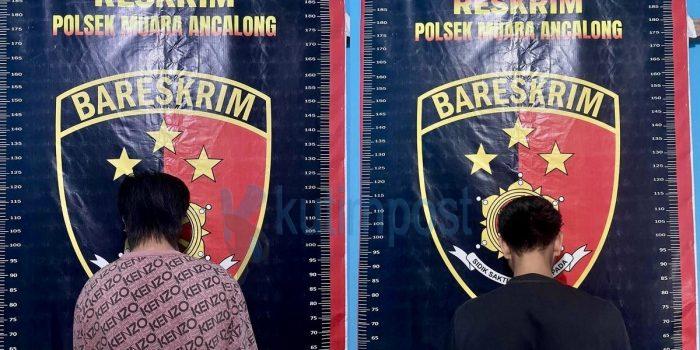 Polsek Muara Ancalong Amankan Dua Pria, Sabu 0,14 Gram Disita