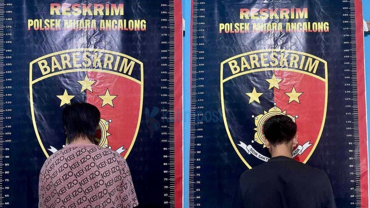 Polsek Muara Ancalong Amankan Dua Pria, Sabu 0,14 Gram Disita
