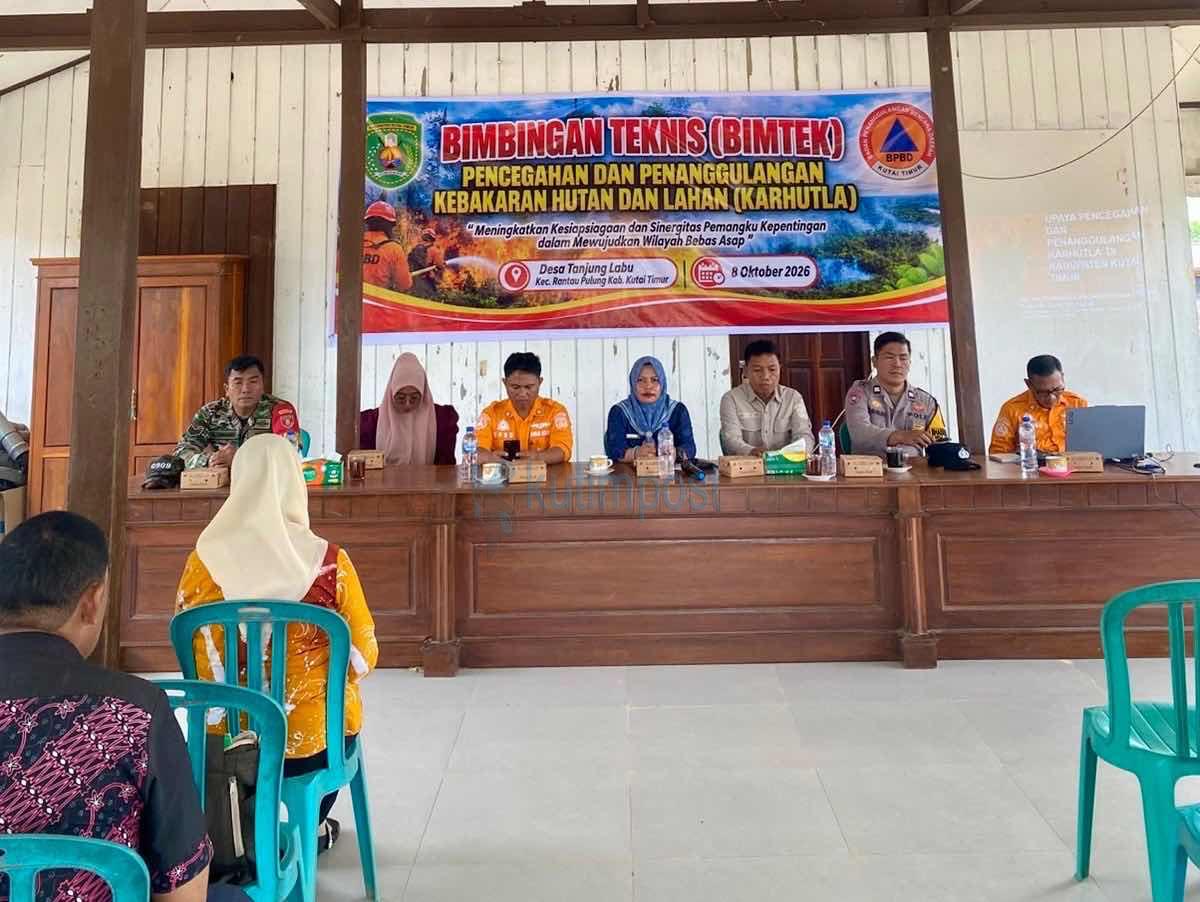 Desa Tanjung Labu Perkuat Kolaborasi Penanganan Karhutla, Bimtek Libatkan Lintas Sektor
