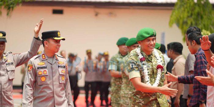 Danbrigif TP 32/Mangkalihat Sambangi Polres Kutim, Perkuat Sinergi TNI–Polri